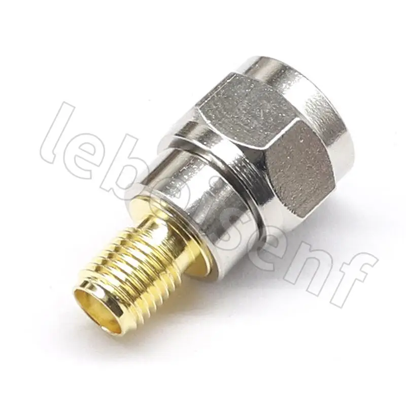 F male to SMA female SMA female male threaded inner hole to F male female threaded female needle Inch F male/SMA female