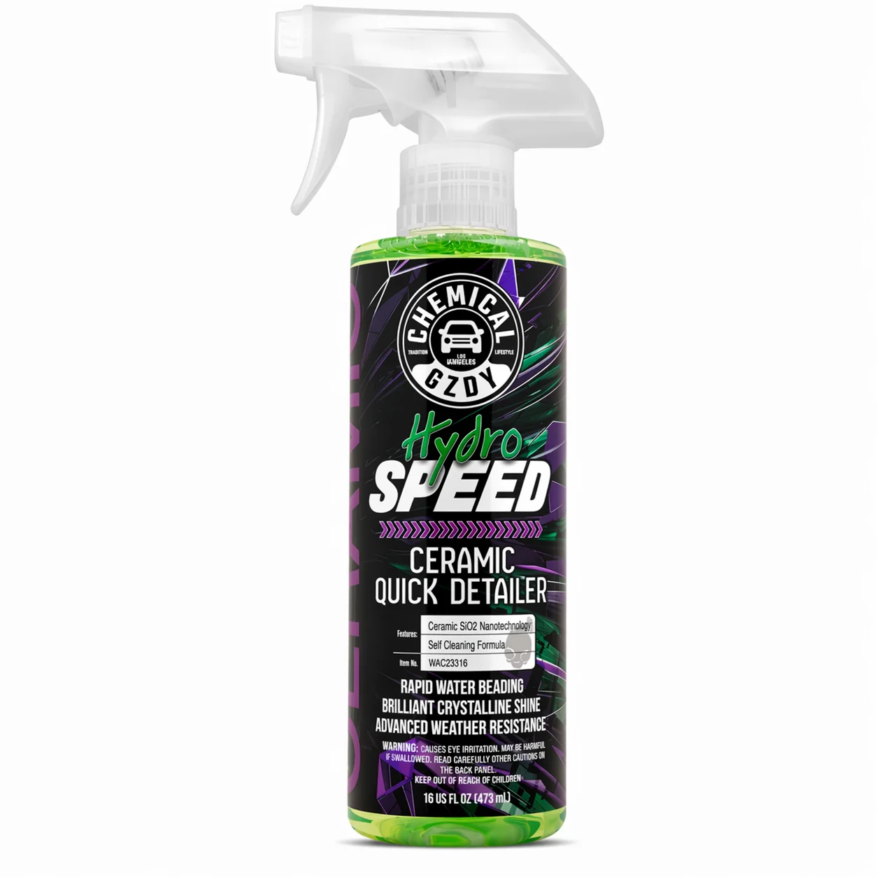 Hydro Speed SiO2 Ceramic Quick Detailer 16oz – High Gloss, Water Beading & Hydrophobic Paint Protection