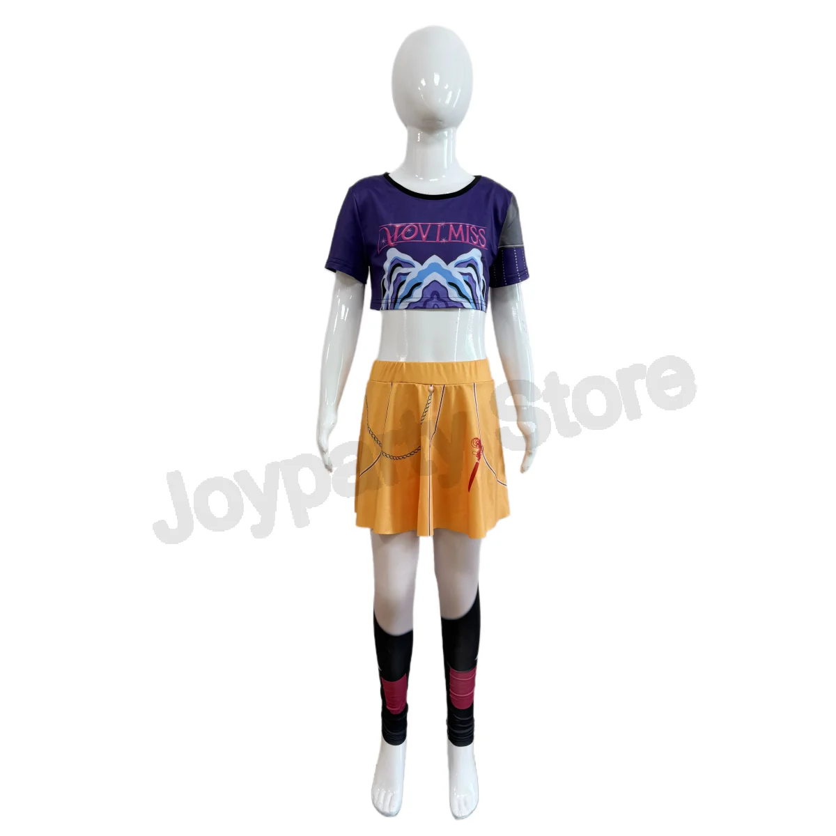 أنيمي K-Pop رومي زوي شيطان هنتر تأثيري Kpop رومي زوي ميرا تأثيري بدلة كاملة للأطفال الفتيات نمط الاطفال مرحلة الأداء الملابس #3