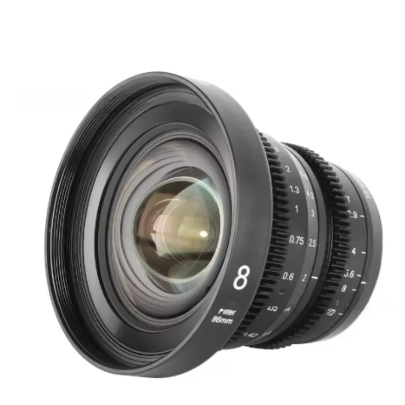 Meike 8 مللي متر T2.9 مايكرو 4/3 سينيه عدسة صغيرة رئيس منخفضة تشويه ل مايكرو أربعة Thirds M43 MFT BMPCC أوليمبوس باناسونيك لوميكس كاميرات #3