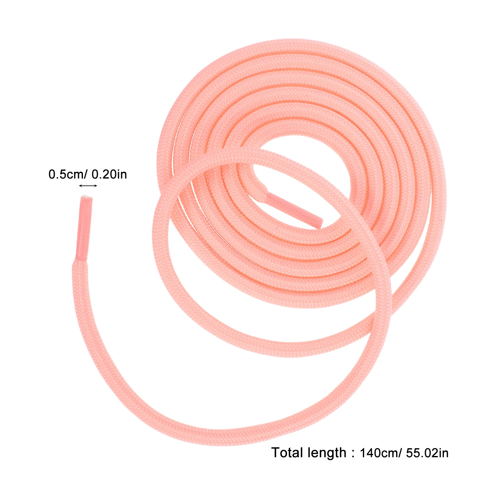 12 قطعة أحذية المشي لمسافات طويلة المستديرة أربطة الحذاء حبل سميك البوليستر المشي في الهواء الطلق سلاسل الأحذية أحذية رياضية أحذية العمل أربطة أحذية سميكة #2
