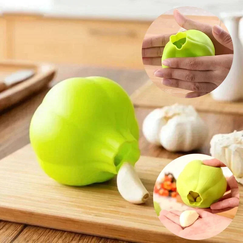 

Silicone Garlic Peeler Garlic Skin Remover Easy Quick To Peel Garlic Cloves Roller Peeling Funny Kitchen Gadgets Kithchen Tools