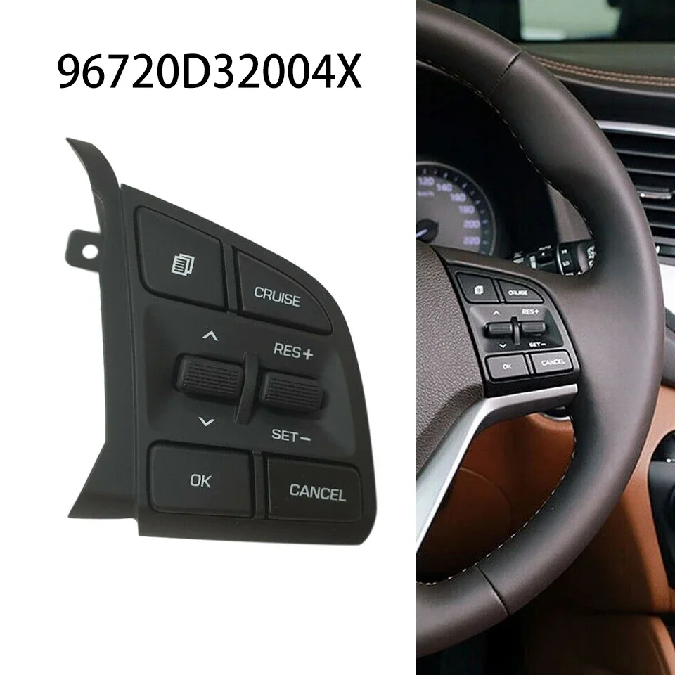 96710D35004X 96720D32004X For Hyundai Tucson 2016-2018 Car Multi-function Steering Wheel Control Switch Button Interior Parts