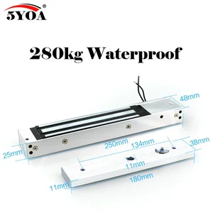 Khóa cửa điện tử từ tính 5yoa, dụng cụ mở cổng điện, lực giữ lực, điện từ cho hệ thống điều khiển truy cập 10 Khóa máy phát bán chính - 8