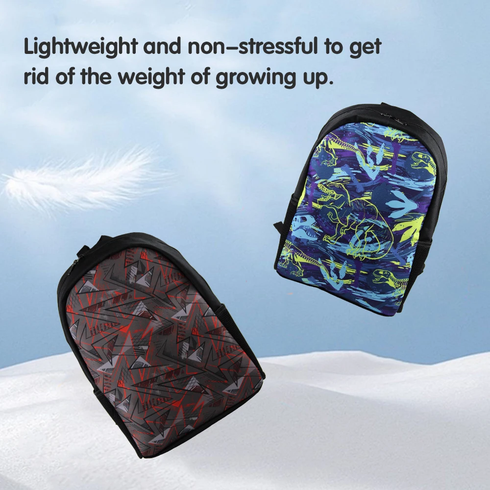 Ransel Modis Kartun Ransel Tahan Air Netral Wanita Ransel Modis Kapasitas Besar Anak Mochila