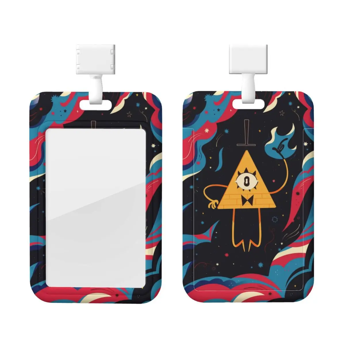 

Custom Funny Anime Gravity Falls Card Badge Holder Card Holder Men Women Neck Strap ID Credential Holder For Nurse