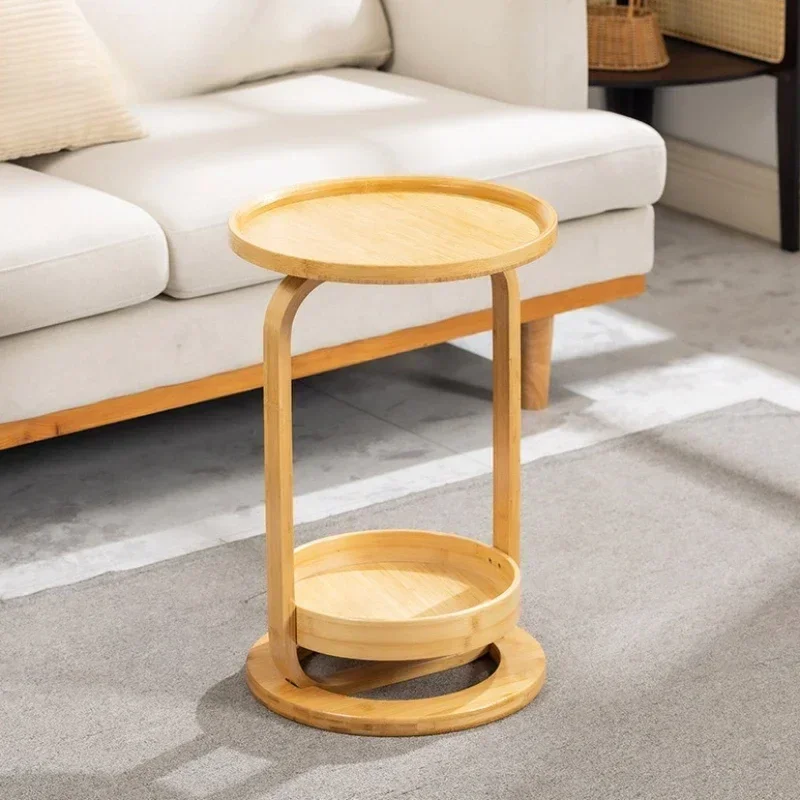 Sofa Side Table, Low Table, Living Room, Small Coffee Table, Shelf, Round Table, Small Apartment, Creative Corner Table