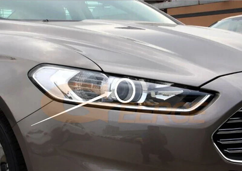 لفورد مونديو Mk5 V فيوجن 2013 2014 2015 2016 ممتاز الترا برايت COB Led عيون الملاك عدة خواتم هالة