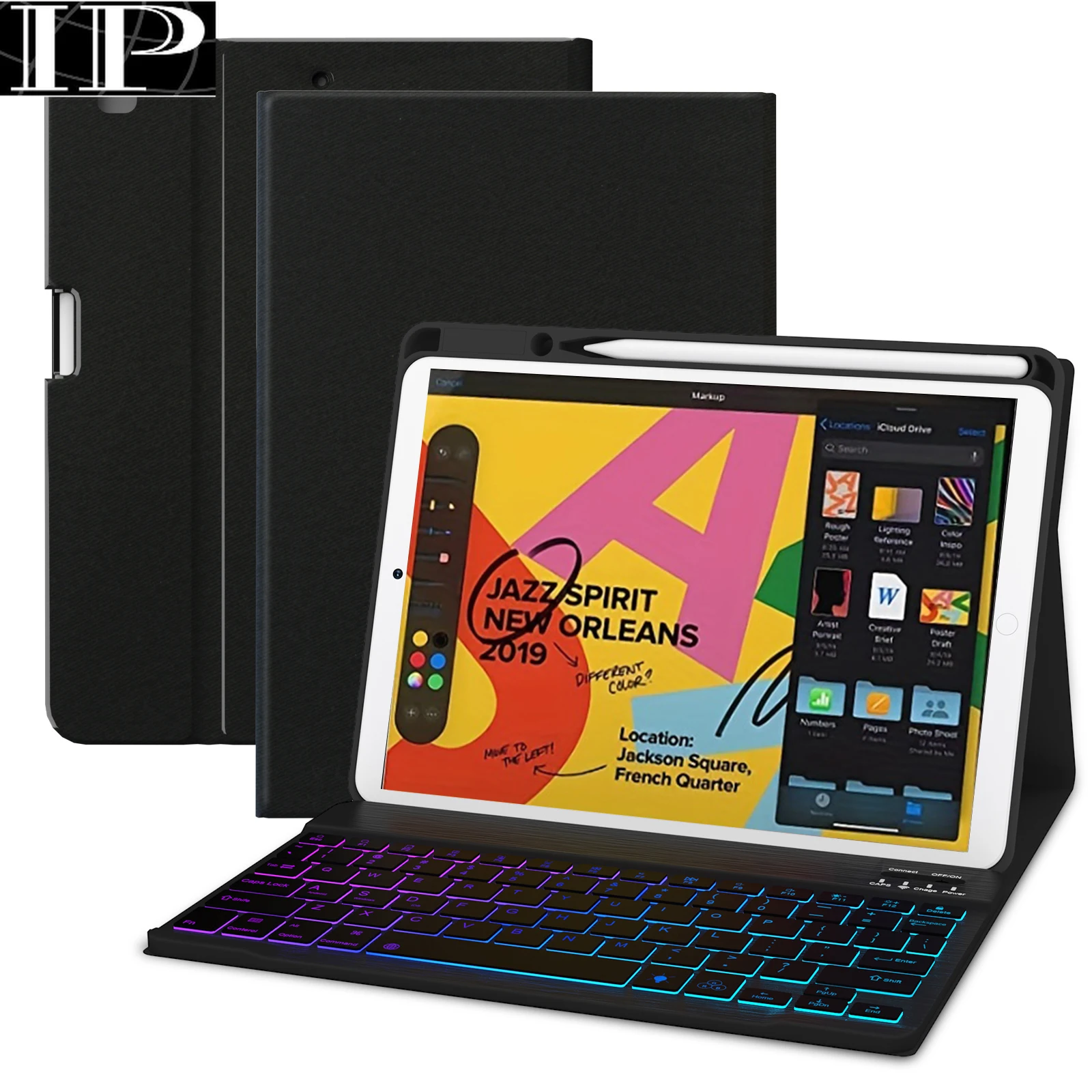 

Клавиатура для iPad 9/8/7 поколения, 10,2 дюйма, 2021/2020/2019, iPad Pro, 10,5 дюйма, с клавиатурой, iPad Air 3 2019