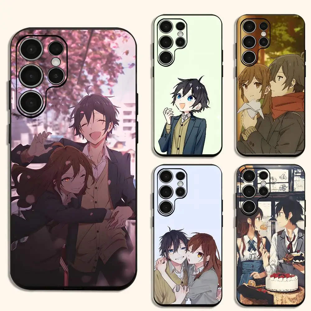 

Comics H-Hori I-Izumi Silicone Case For Samsung S25,24,23,22,21,20 Plus Ultra 5G Lite Shockproof Cover