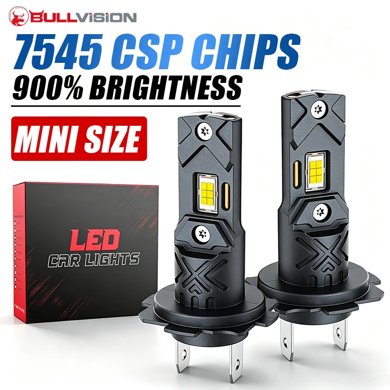 H4 H7 LED Headlight Super Bright H11 H8 9006 HB4 9012 Spotlight Automobile Bulbs Ampoule Led H7 Canbus Mini Car Lights 6000K 12V