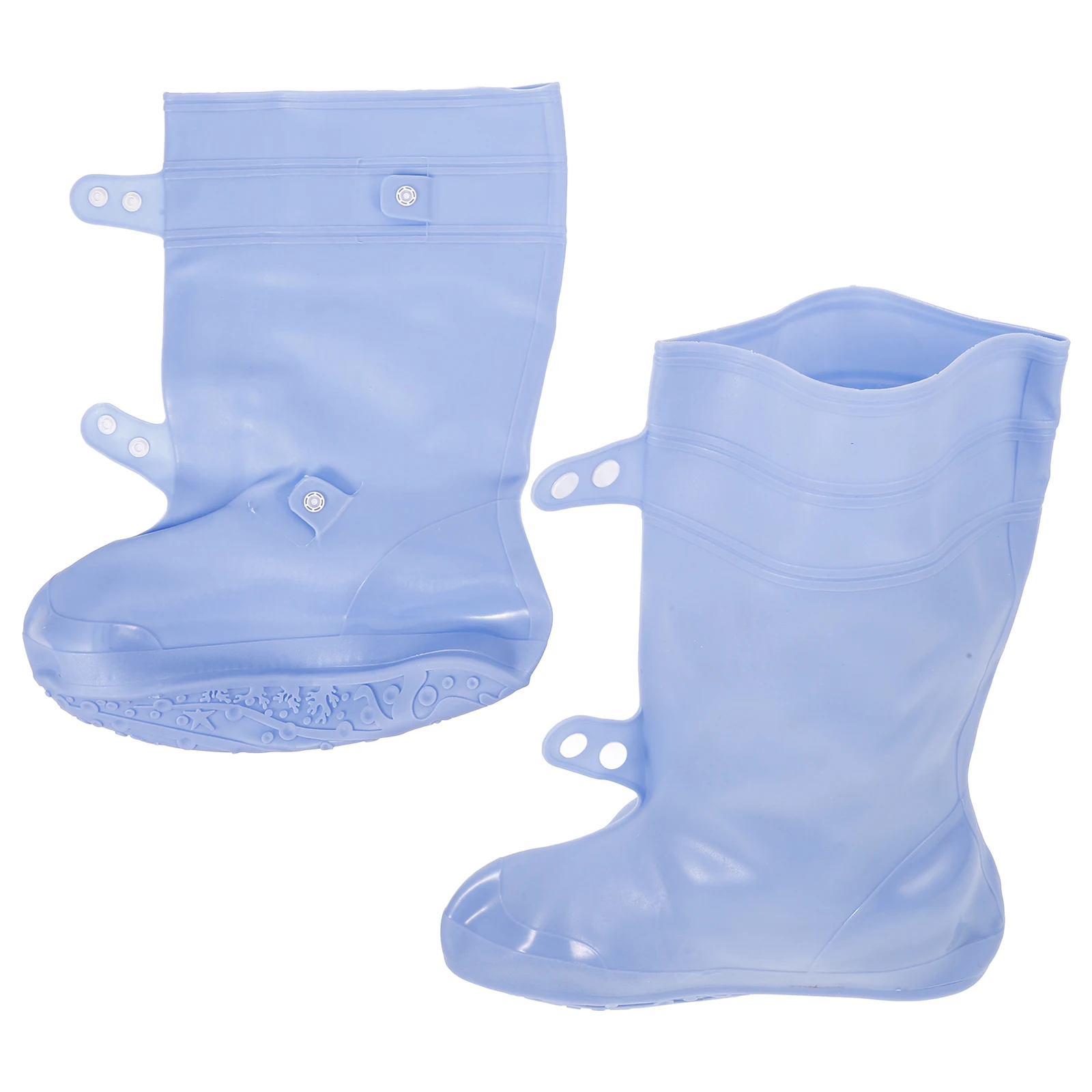 

1Pair Adult Slip Resistant Rain Boot Covers Size 38 39 Thickened Wear Resistant Durable Rubber Outdoor Shoe Protectors