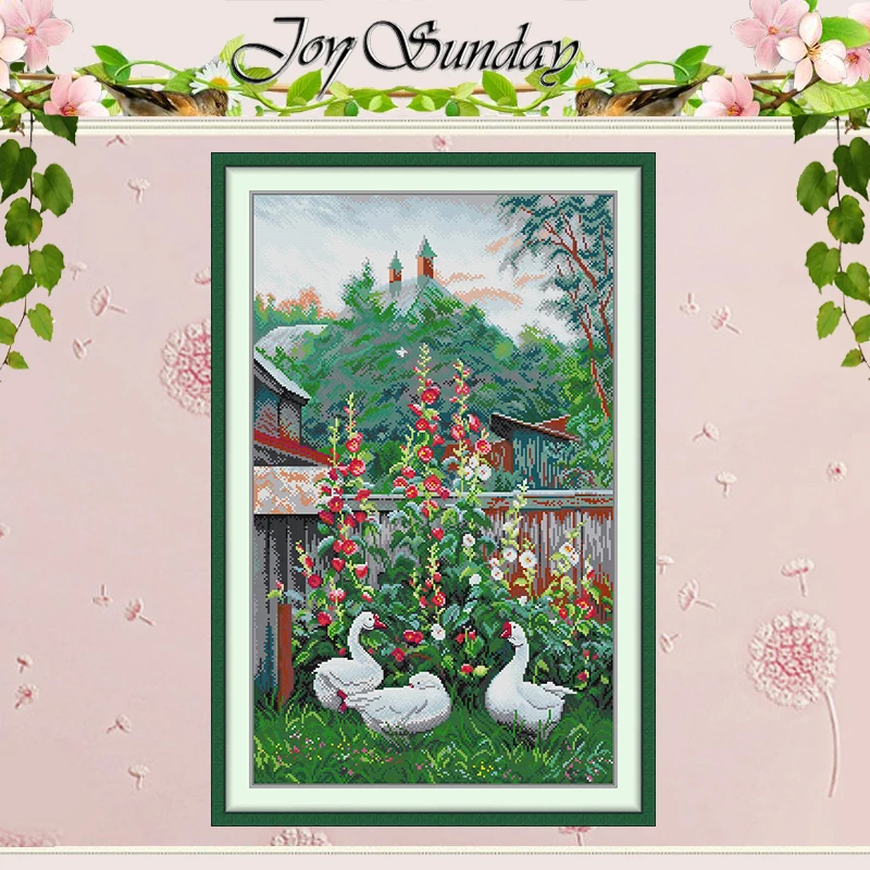

Countryside Evening Patterns Counted Cross Stitch Set DIY 11CT 14CT 16CT Stamped DMC Cross-stitch Kit Embroidery Needlework