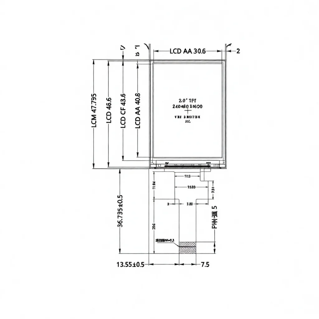 2 Inch TFT LCD Display Screen  - огляд і ціна Industrial Visual