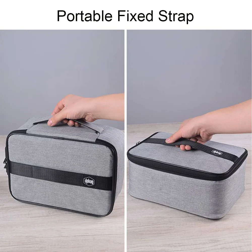 Borsa con Password a 3 cifre documento Password Lock Safe Box Card Money File Company Seal Storage Bag Travel Home Office Organizer Case