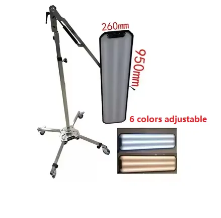 Heavy Duty PDR Light PDR LED Lamp Reflector Board Dent Repair Tools LED Light Reflection Board with Adjustable Holder Hand Tool