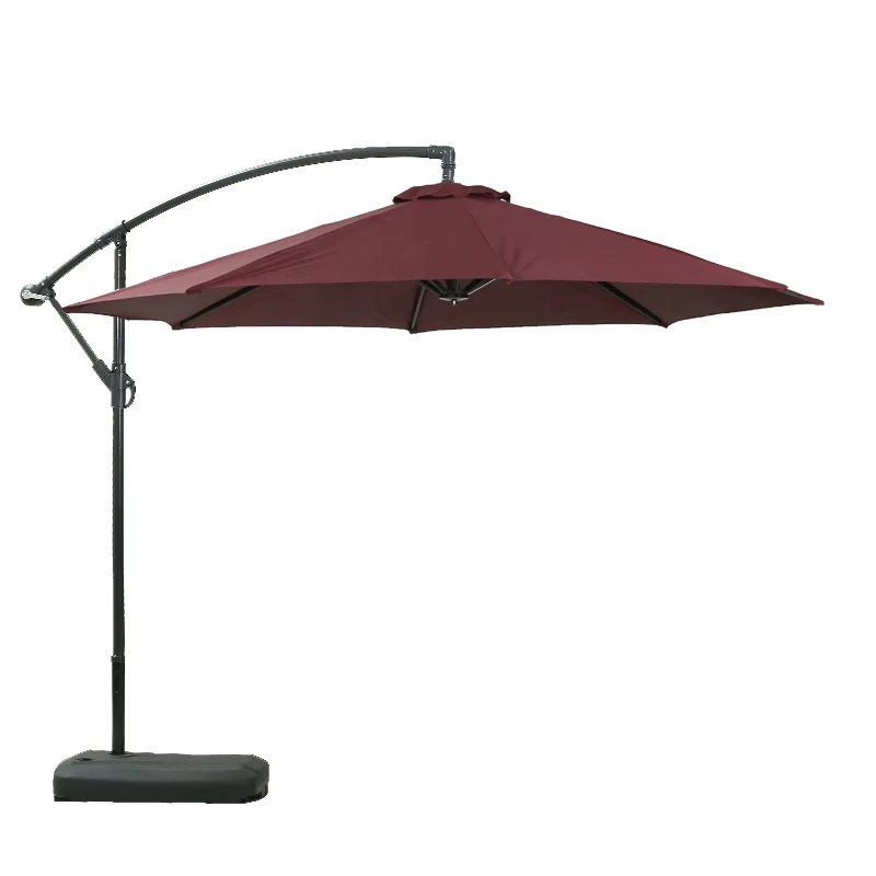 

9FT Patio Umbrella Round Outdoor Umbrella Sombrillas De Sol Sunshade Hanging Umbrellas