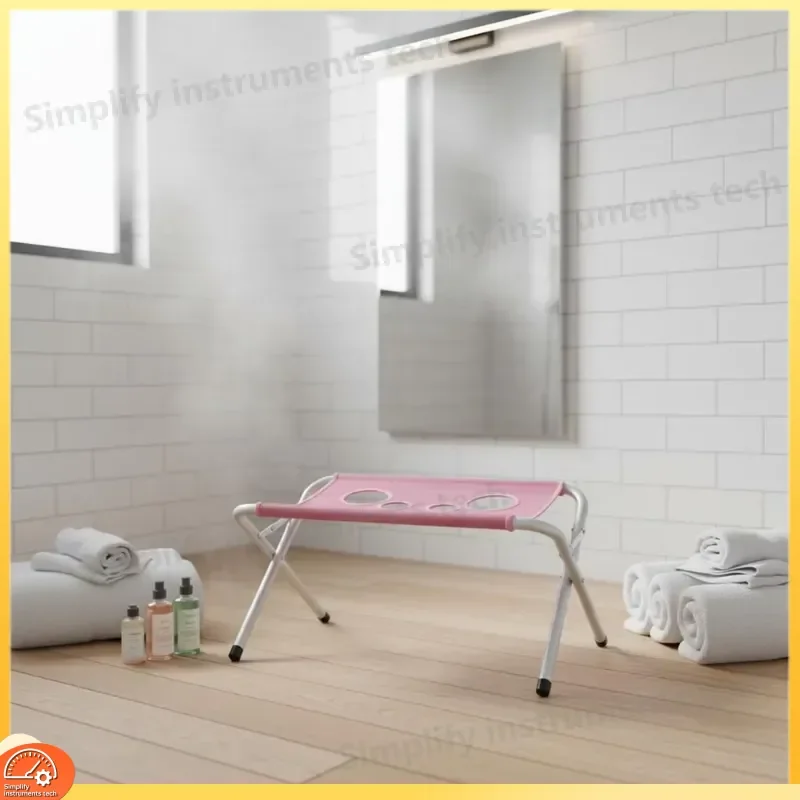 Foldable Pet Grooming Stand with Quick-Dry Bath Tub Rectangular Wash Station for Dogs and Cats Stable Non-Slip Structure