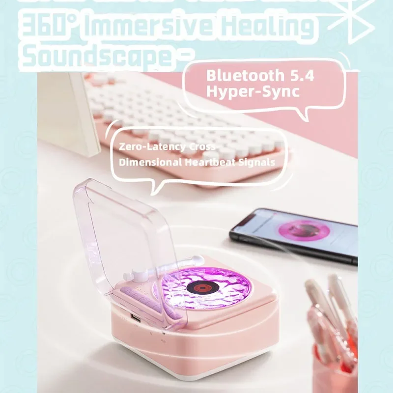 Bluetooth スピーカー ホワイトノイズ 睡眠補助サウンドバー サラウンドサウンド オルゴール 波雰囲気 ライトスリープタイマー サポート TF USB AUX