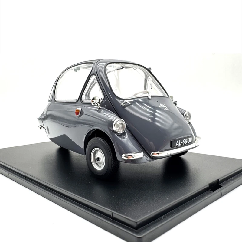 OXFORD 1:18 Scale Diecast Alloy Heinkel Tricycle Toys Vintage Cars Model Nostalgia Classics Adult Souvenir Gifts Static Display