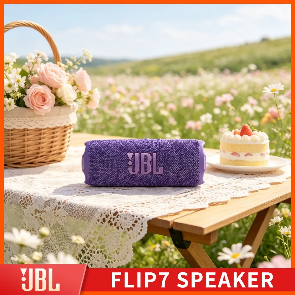 Dock Bluff Warm Bass JBL FLIP7 Wireless Speaker RGB IP67 Waterproof Handsfree Stereo TF Card USB Riverside Music Box