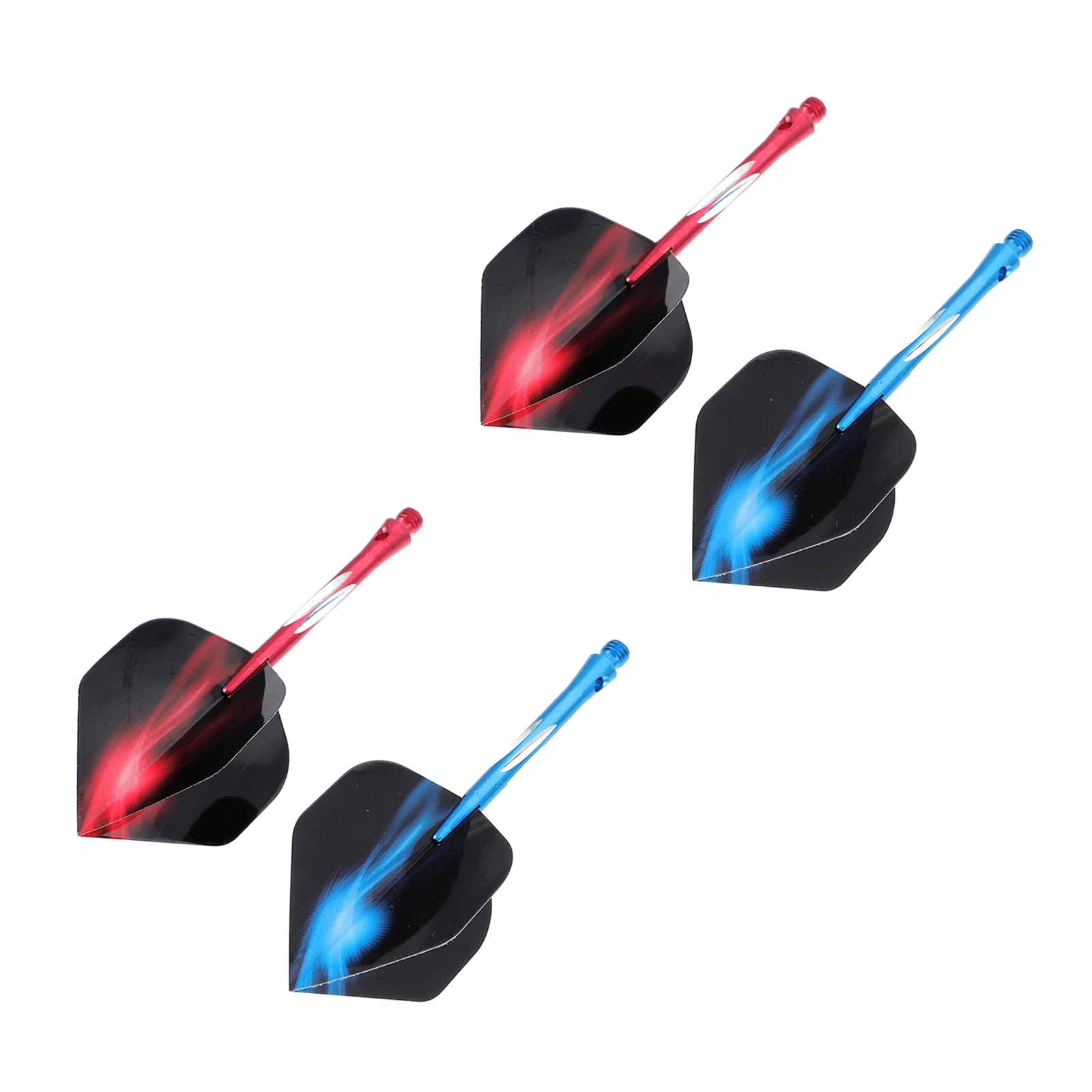 

1 Set Of Indoor Flights Anti-Falling Durable Tip Funny Recreation Beginner Professional Use Accessories Wing Tails Aluminum