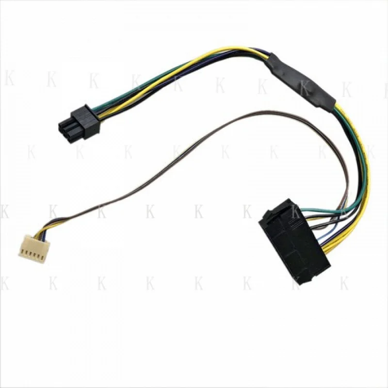 C    1PCS DC Power Jack Charging Port Cable for HP compaq 8300 6200 24-Pin to 6-Pin