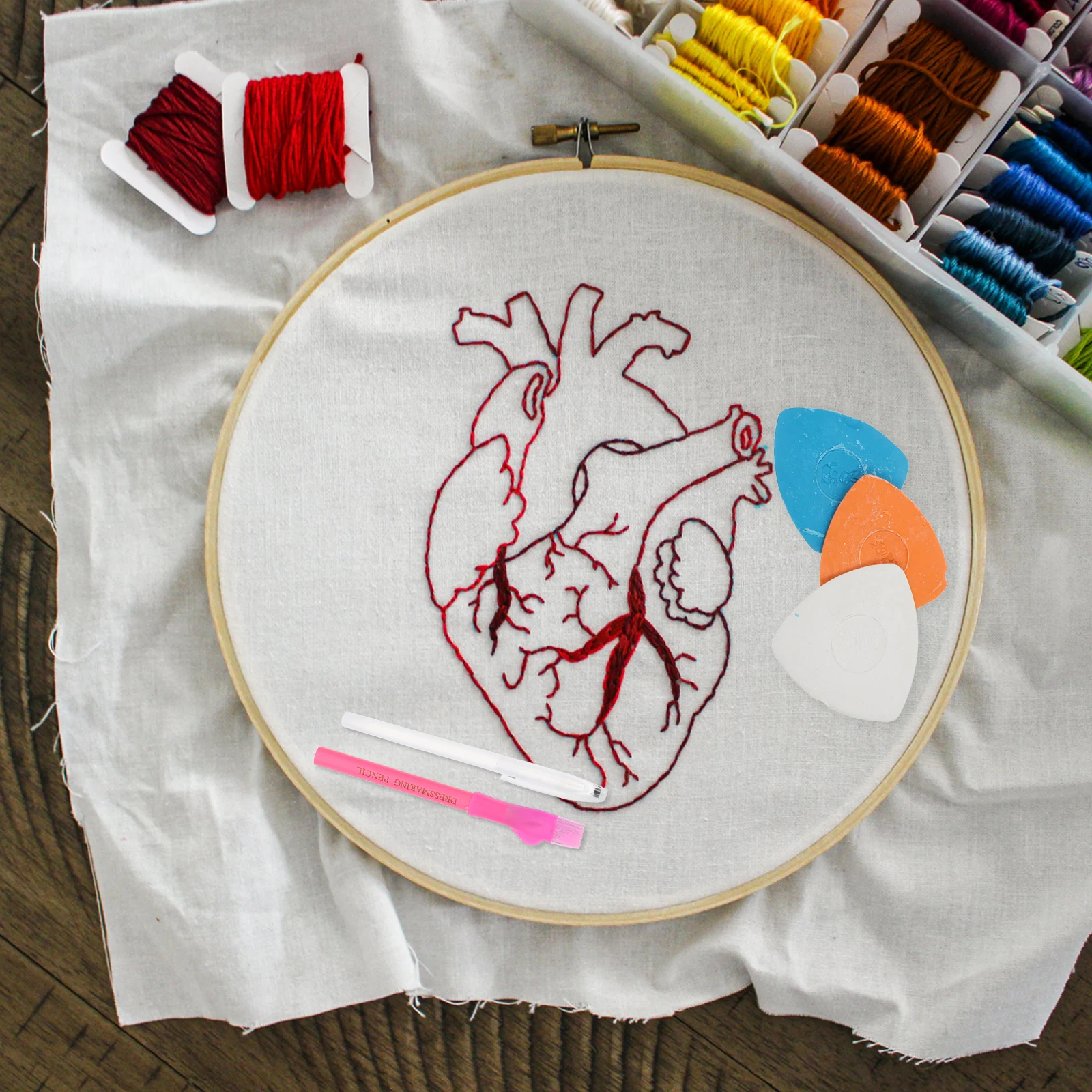 1 مجموعة المهنية الخياطين الطباشير الخياطة اكسسوارات دائم العملي الخياط النسيج الطباشير مبراة المياه القابلة للإزالة