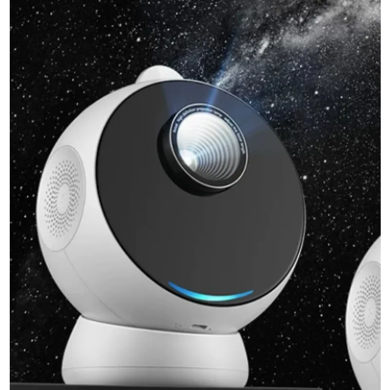 360 rotatable romantic star projection light, high definition focusing wireless star projector night light with BT speaker