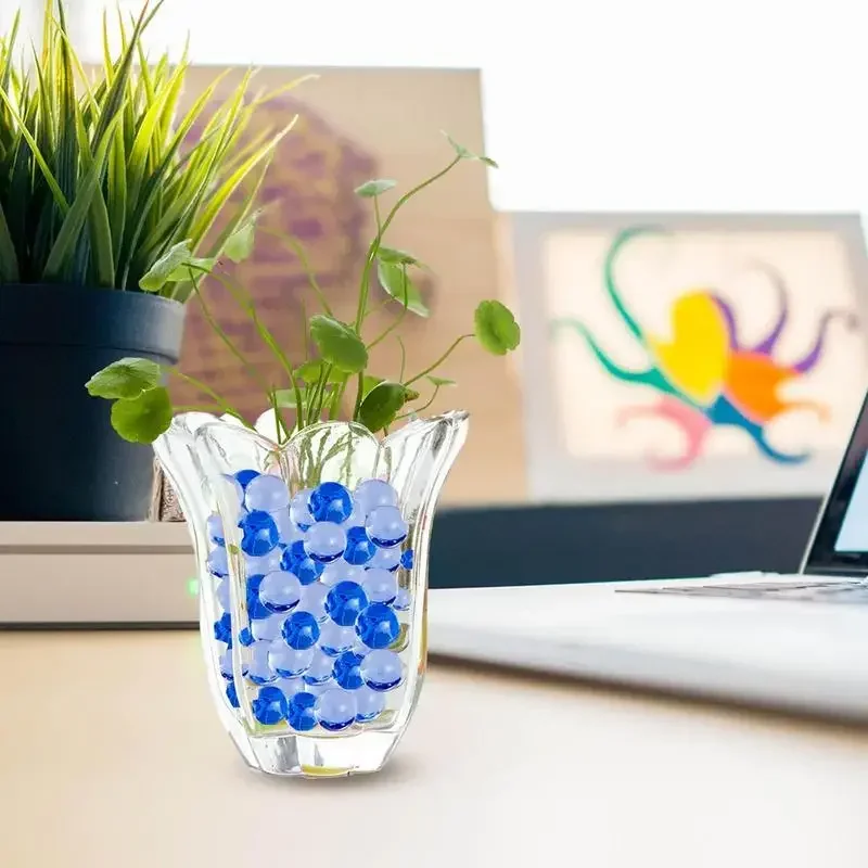 10000 بلورات سحرية التربة الطين شفافة ملونة ألعاب أطفال حبات المياه للأطفال الزهور تزايد كرات هيدروجيل المياه #4