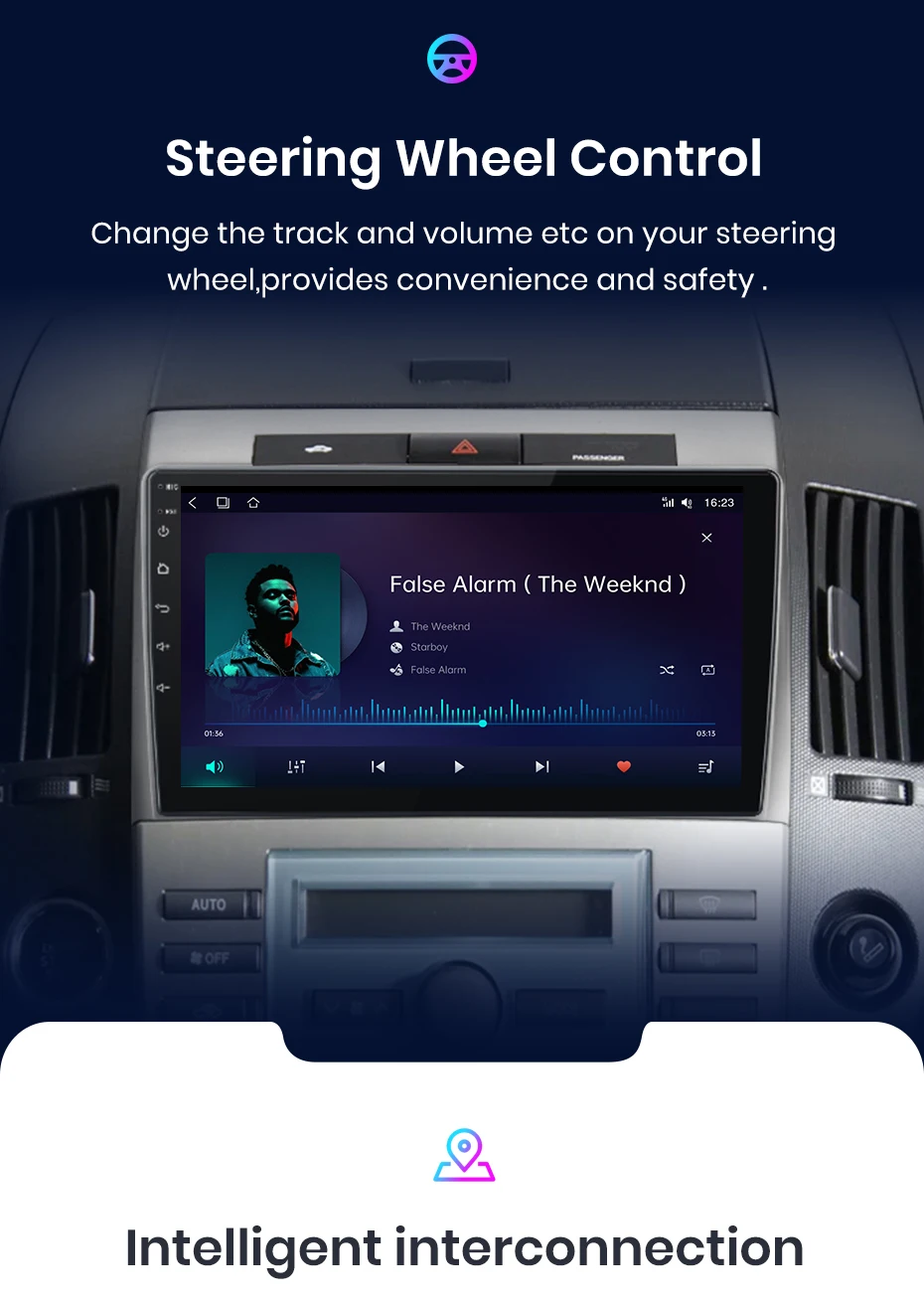 Junsun carplay android auto autoradio für toyota corolla verso 2008-2015 gps intelligente systeme tereo multimedia autoradio – Detail 13