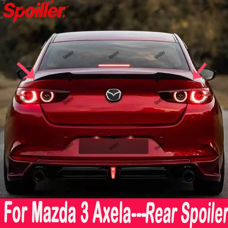 For 2020-2025 Mazda Axela High Quality FRP Spoiler with True Carbon Fiber Aerodynamics Body Kit AE Style