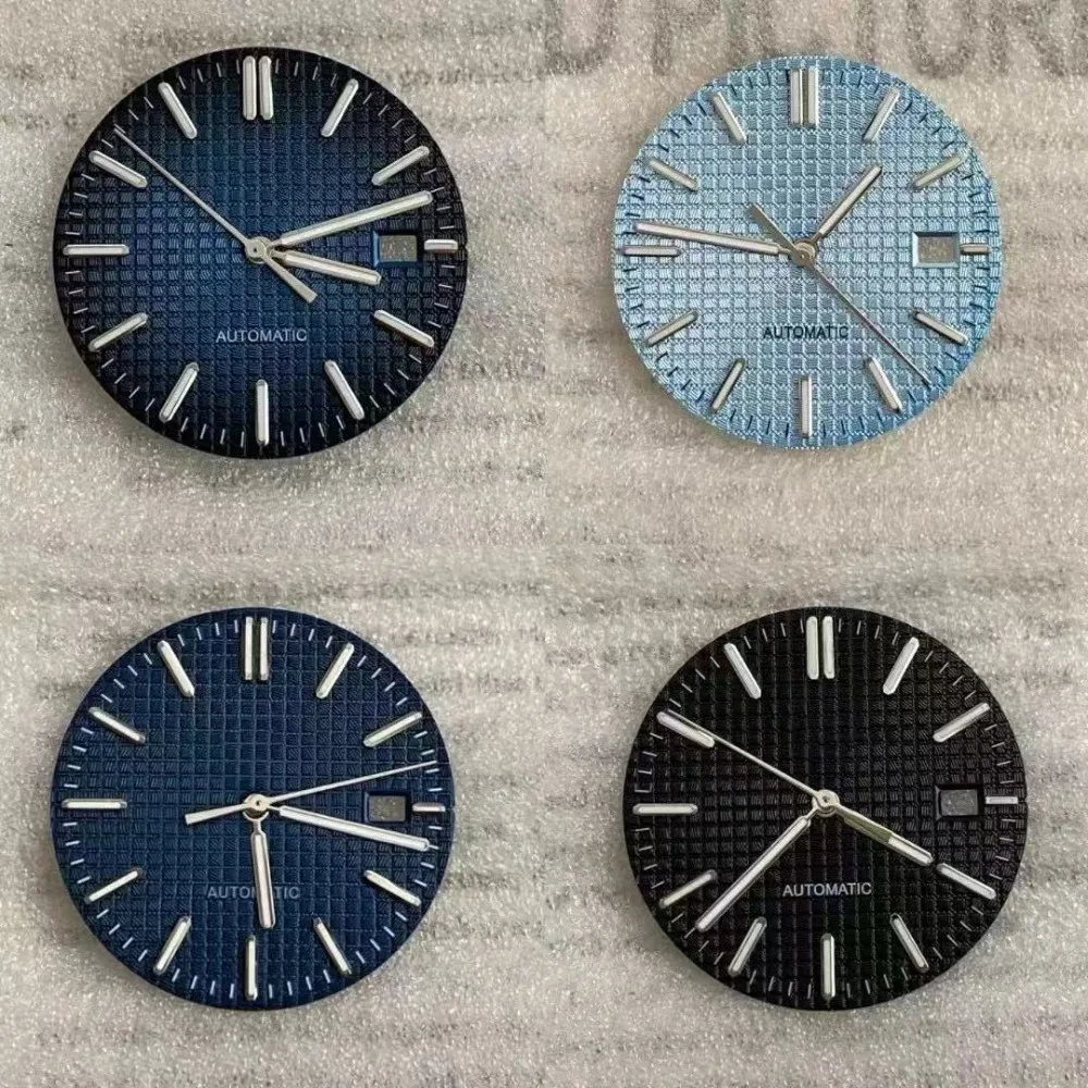 

31.8mm NH35 Dial Watch Hands Pointer Green Luminous for AP Royal Oak Suitable for NH35 36 4R Movement Watch Accessories Modified