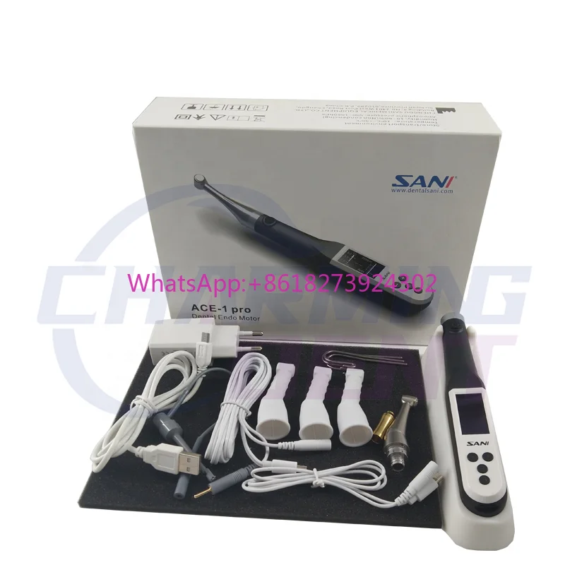 

Endodontic Equipment SANI Dental Cordless Endo Motor With Apex Locator / Super Roots canal Instrument Rotary Motor