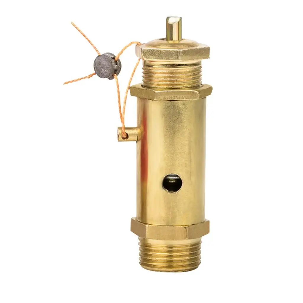 3/4 BSP Air Compressor Piping Safety Valve Regulator Solid Copper