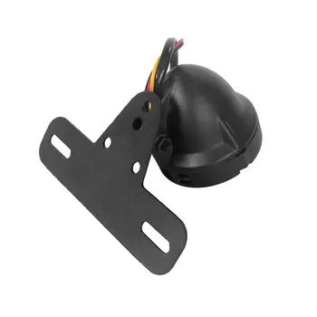Luz de freno trasera de metal redonda negra para motocicleta Harley Bobber Chopper Custom 8 best sales Luz trasera Harley - №6