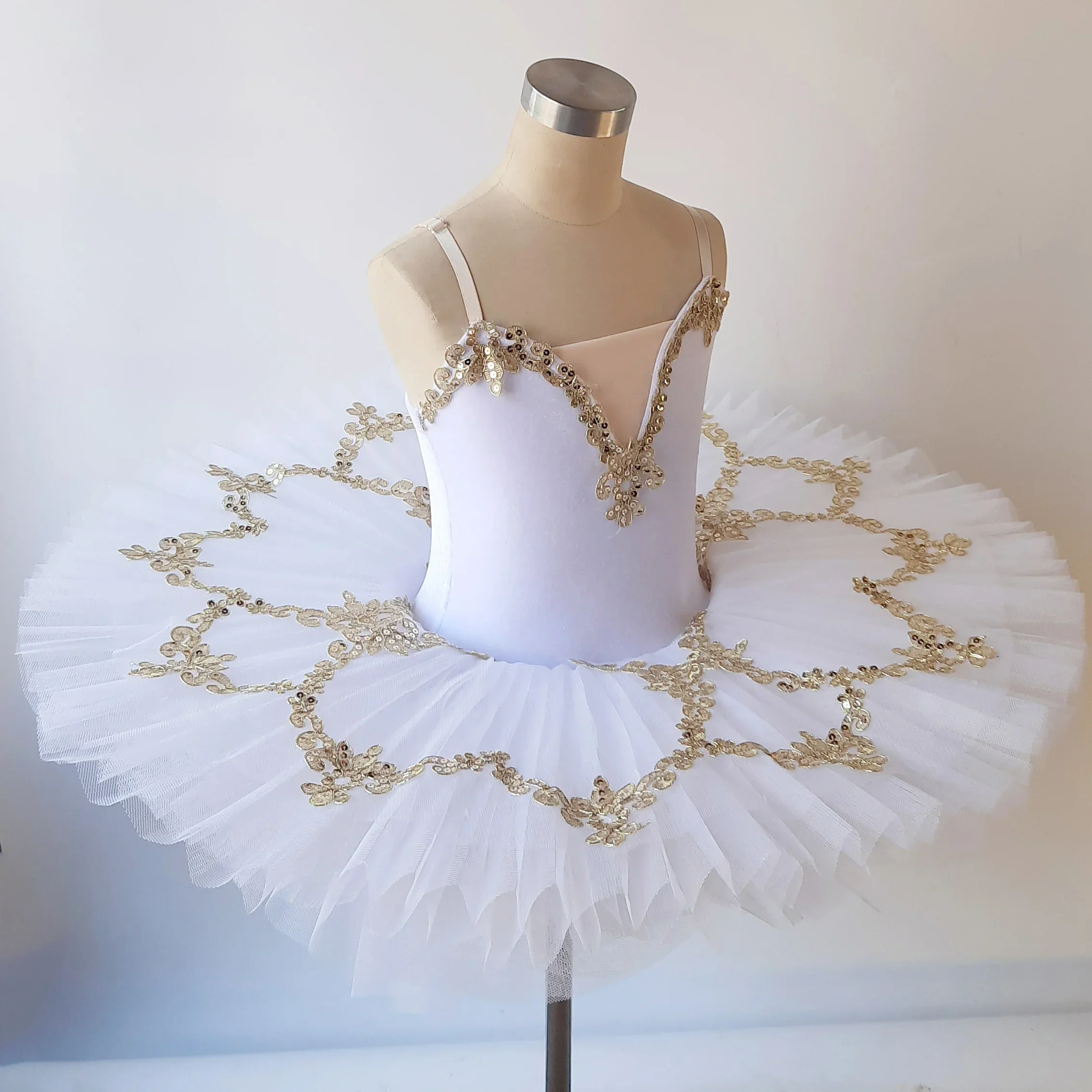 Pink Blue White Ballerina Dress Professional Ballet Tutu Child Kids Performance Clothes Ballet Costume Dancewear Outfits Girls