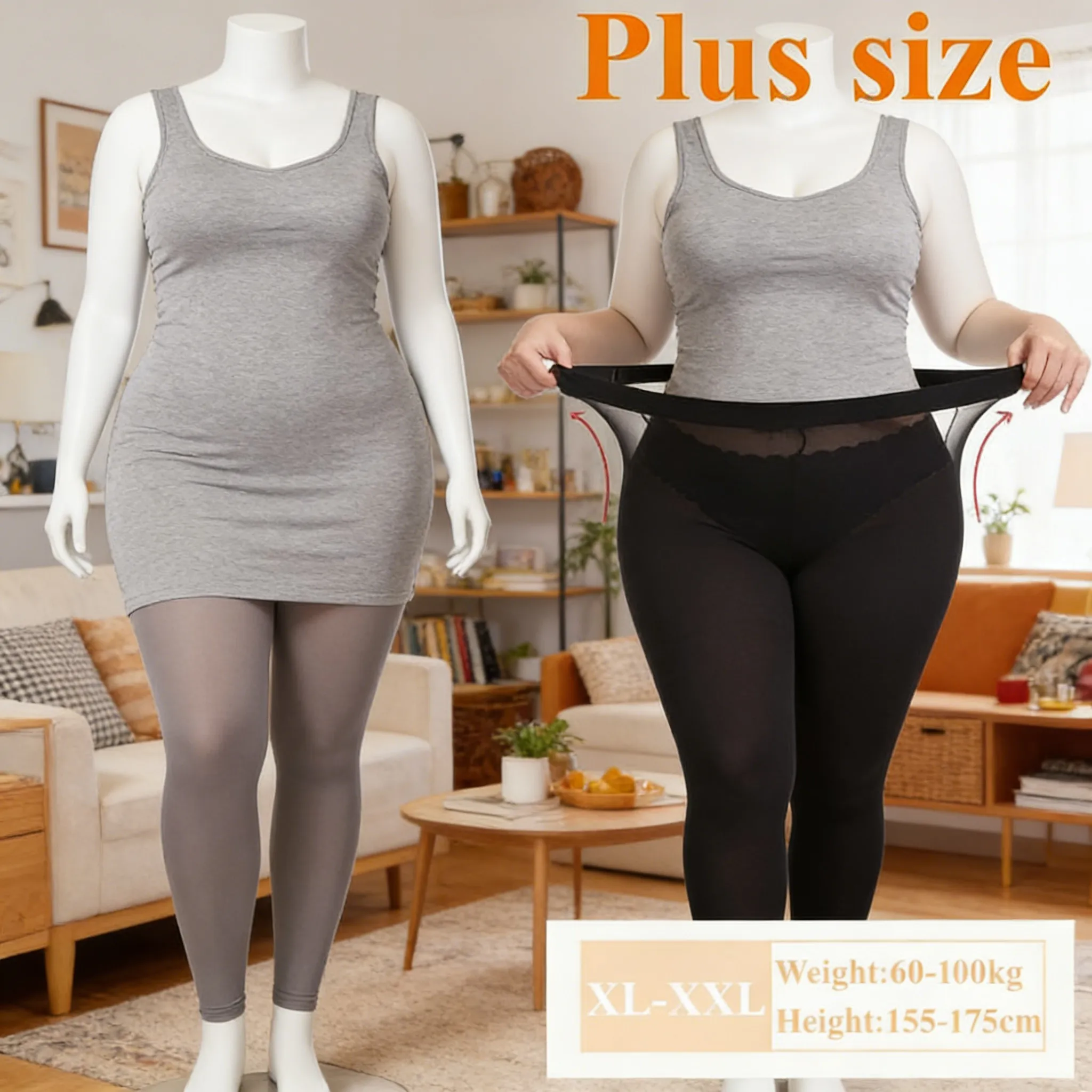 Large Size Tights for Women High Waist Stretchy OOTD Office Spring