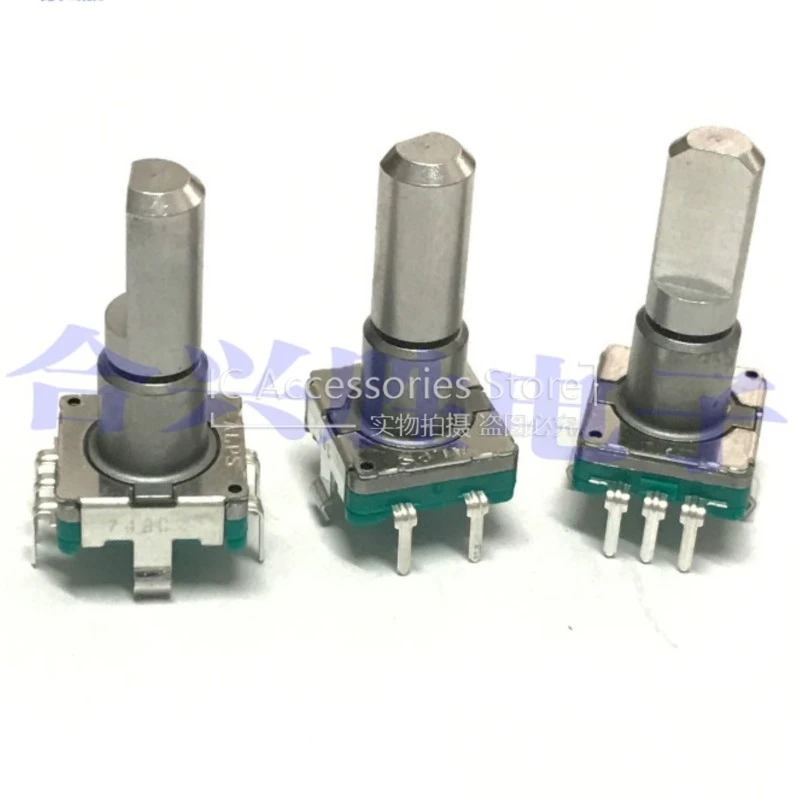 1PCS EC11E09244BS Car Navigation CD Volume Encoder With Switch 18 Position 9 Pulse 5Pin Handle Length 20MM