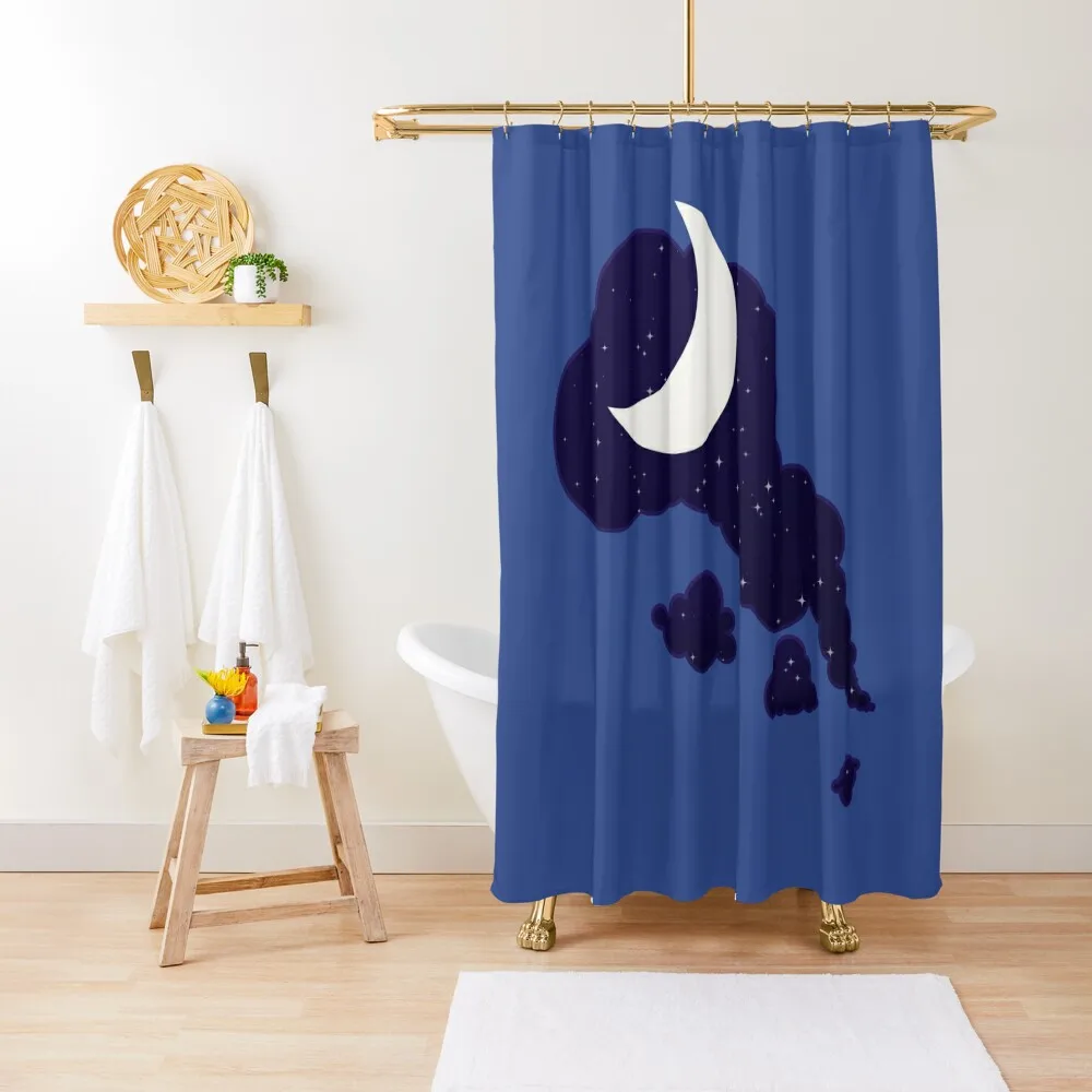 

Moon Shower Curtain Anime Bathroom Shower Bath Shower Bathroom Modern Bathroom Accessories Curtain
