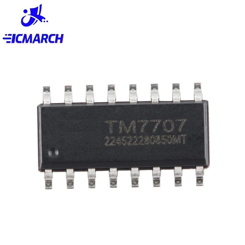 

1/5PCS TM7707 SMD SOP-16 Dual-Channel Full Differential Input 24-Bit A/D Conversion Chip IC New Good Quality Chipset