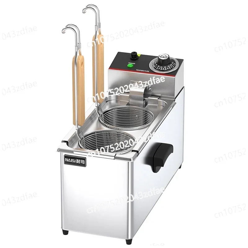 Electric Boiling Noodle Stove Commercial Stainless Steel Double-ended Noodle Cooking Machine Soup Powder Stove Spicy Hot