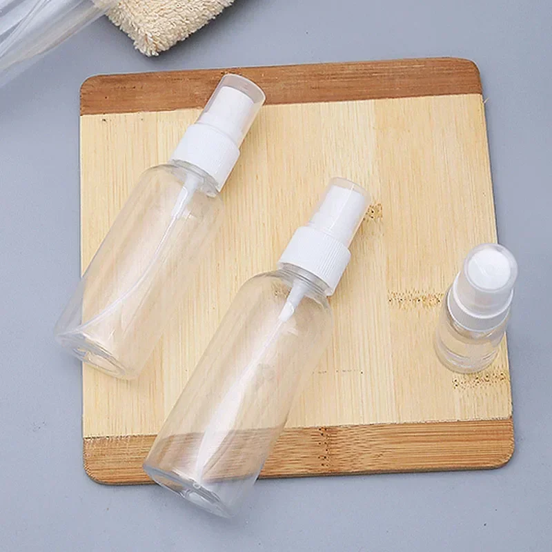 36 ชิ้น 20 มิลลิลิตรขวดสเปรย์รีฟิลโปร่งใสคอนเทนเนอร์เครื่องสําอางที่ว่างเปล่าแบบพกพามินิพลาสติกน้ําหอม Atomizer สําหรับเดินทาง