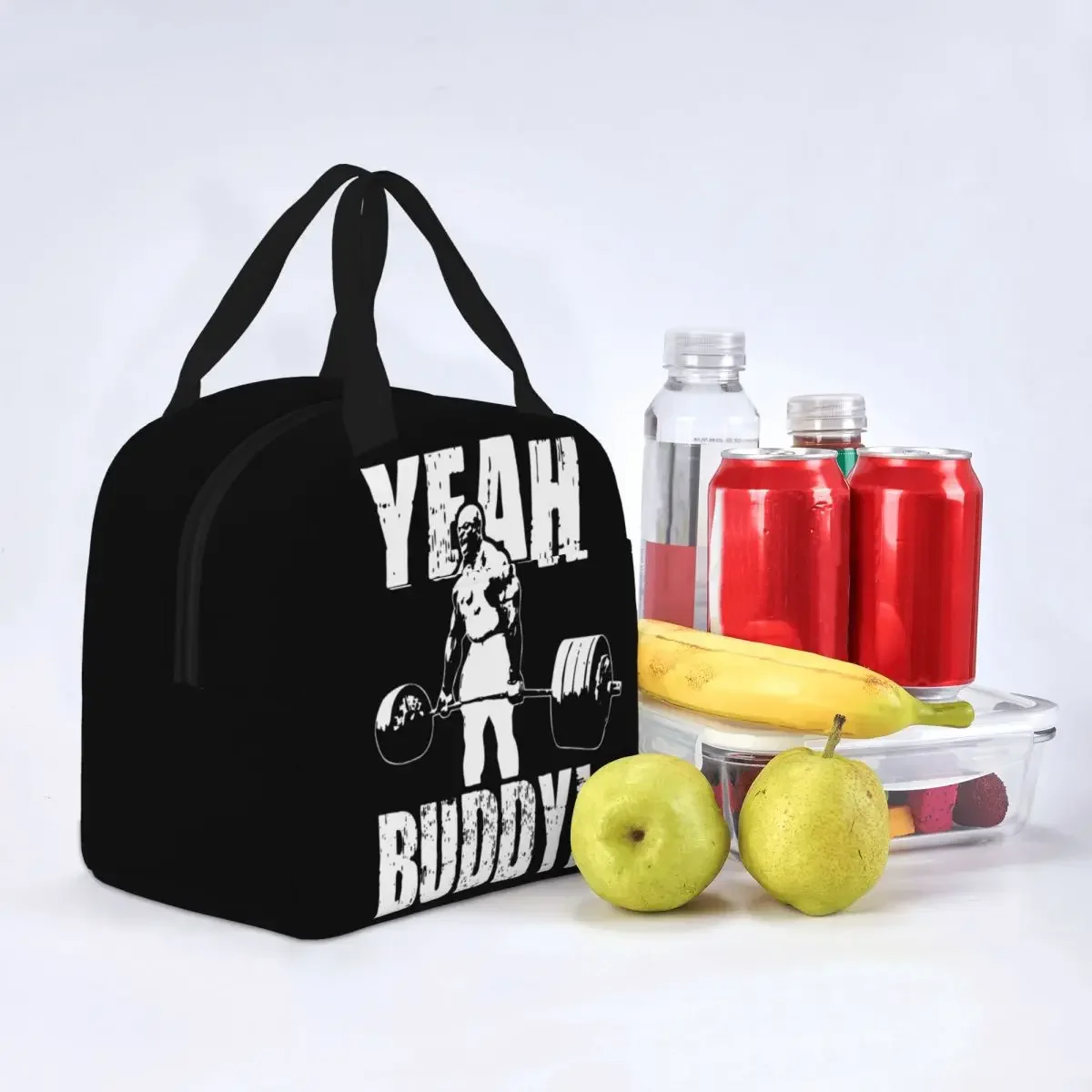 Yeah Buddy Ronnie Coleman Insulated Lunch Bags Leakproof Gym Fit Fitness Reusable Cooler Bag Tote Lunch Box Work Travel Girl Boy