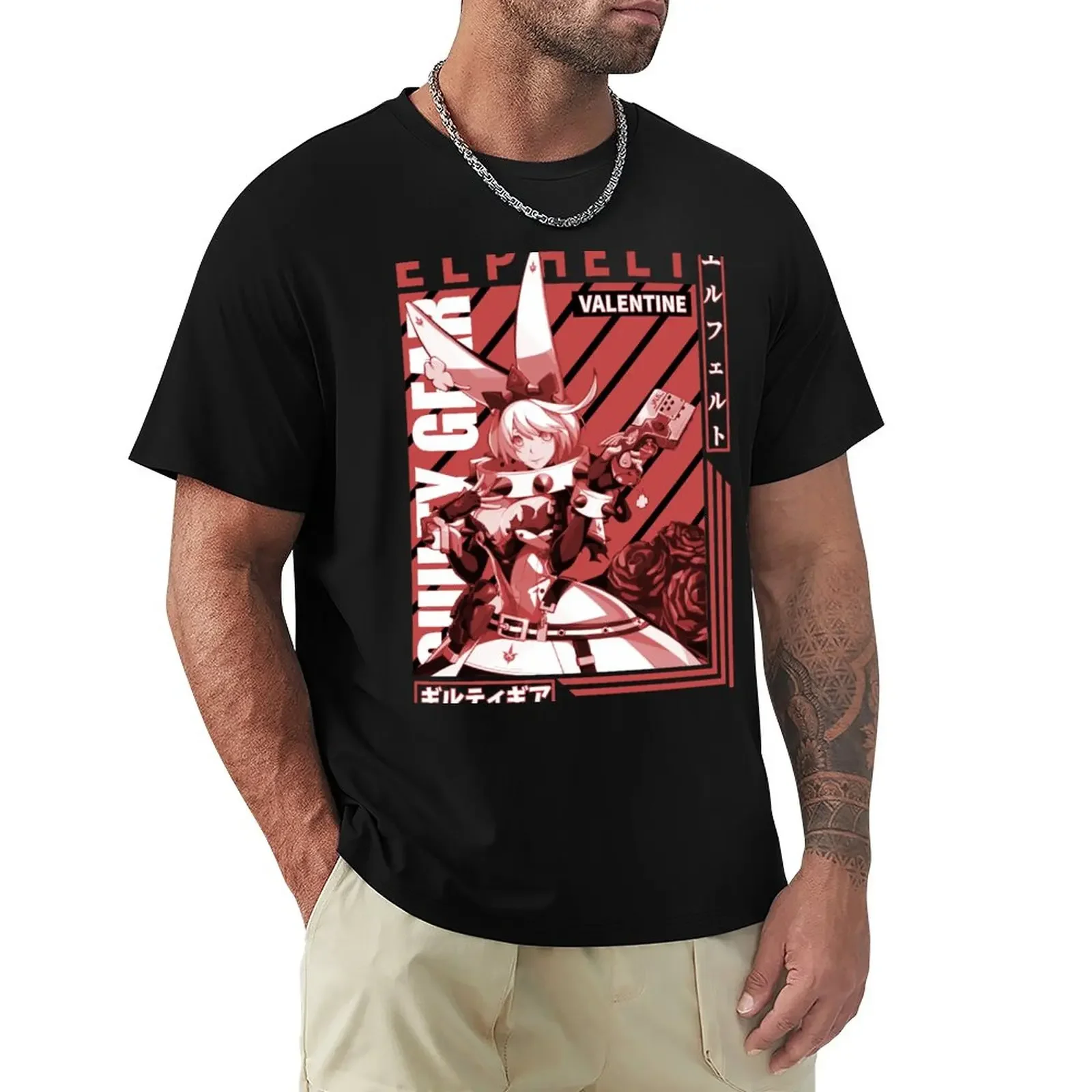 

Elphelt character gear T-Shirt cute tops summer tops heavyweights plain t shirts men