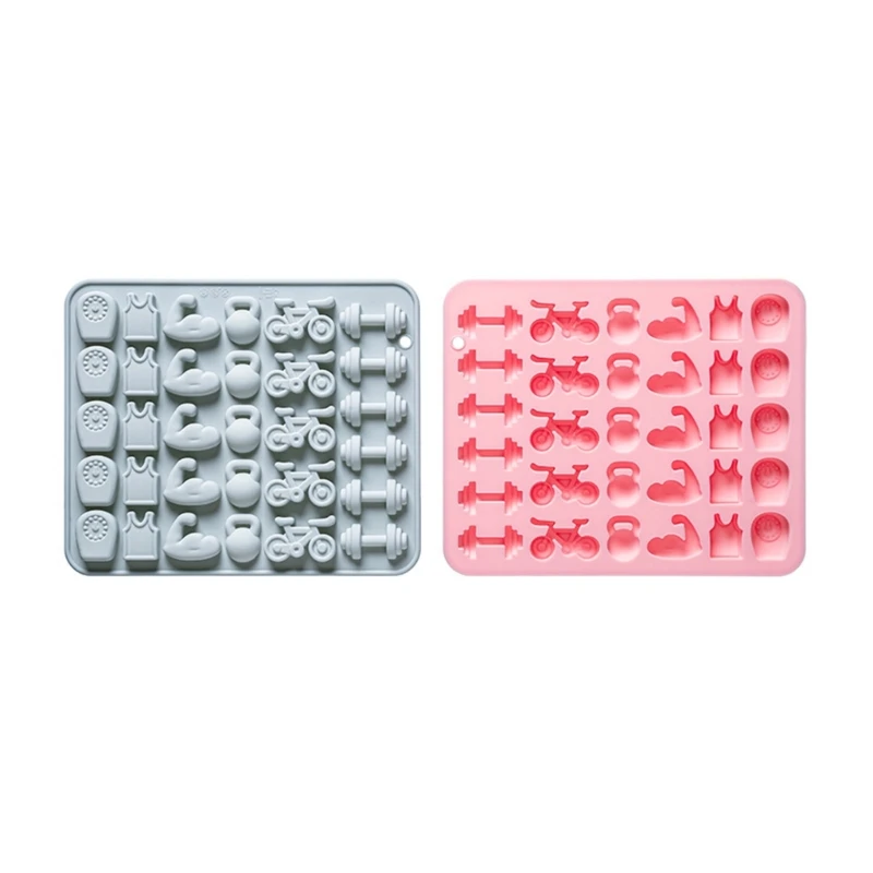U2JC 11 Cavities Gym Equipment Silicone Chocolate Molds Ice Maker Silicone Molds