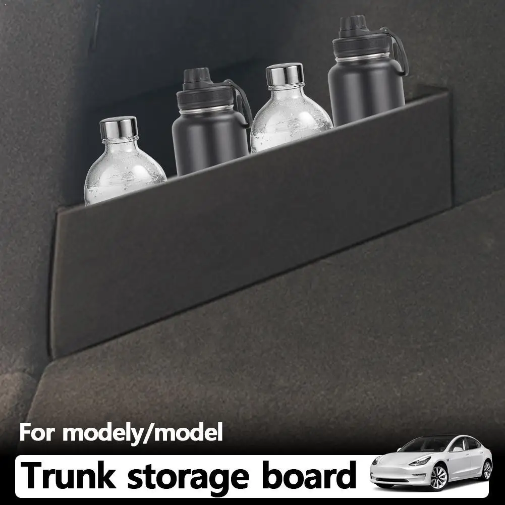 

Trunk Organizer Partition Board Stowing Tidying For Model Y/Model3 2025 New Y Model Tailbox Side Storage Car Trunk Accessories