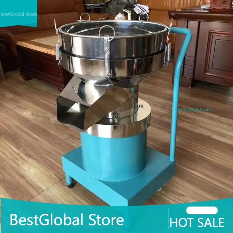 304 Stainless Steel Round Rotary Vibrating Screen | Separator for Milk and Various Granular Powders