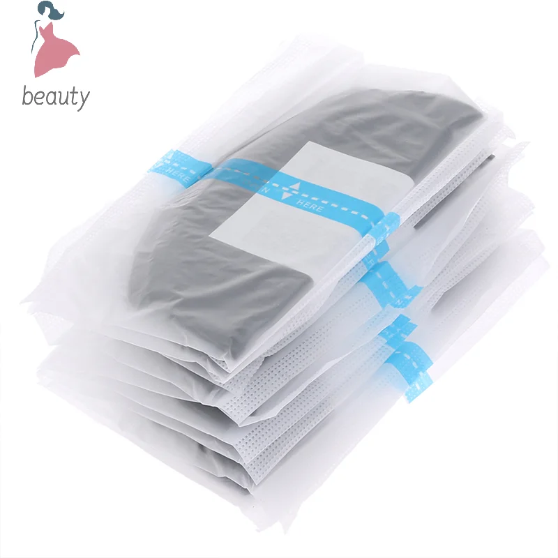 10Pcs Disposable Sweat Pads Private Breathable Urine Pad Sweat Absorbing Paste Sanitary Napkin for Men Black