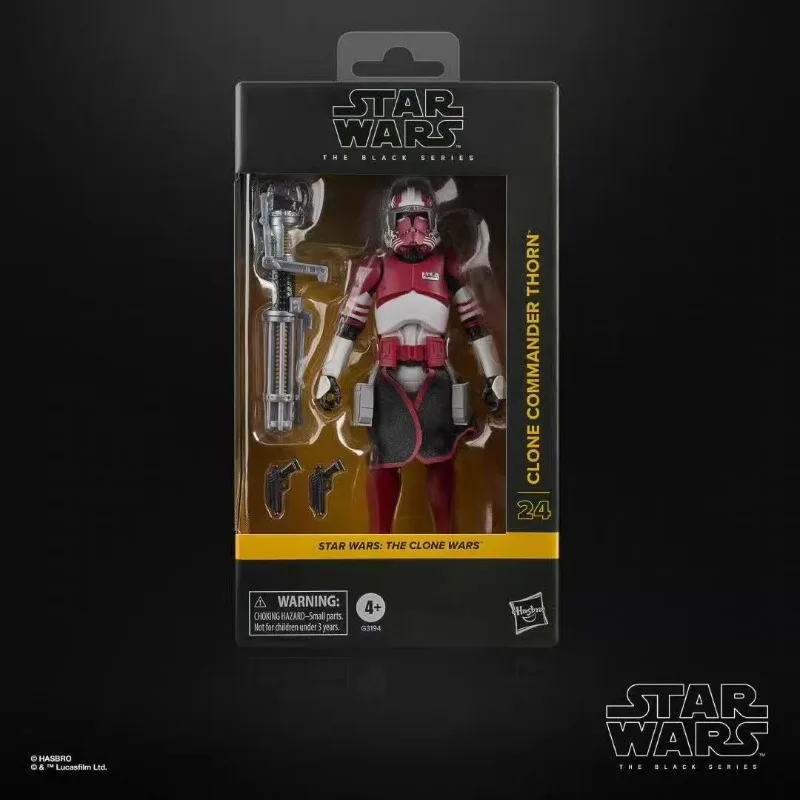 Original Hasbro Star Wars The Black Series CLONE COMMANDER THORN (THE CLONE WARS) Action Toy Figure Collection Model view 5